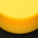 Detail View 3 of A Pair of Neon Colored UV Acrylic Double Flared Ear Gauge Plug-Yellow