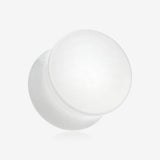 A Pair of Glow in the Dark Basic Acrylic Double Flared Ear Gauge Plug