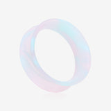 A Pair of Ultra Flexible Milky Way Silicone Double Flared Tunnel Plug