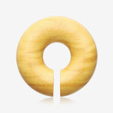 A Pair of Jackfruit Wood Hoop Hanger Plug