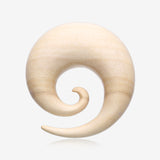 A Pair of Crocodile Wood Spiral Hanger Plug