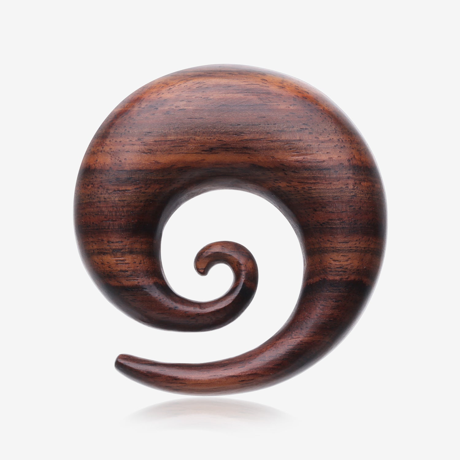 A Pair of Rosewood Spiral Hanger Plug