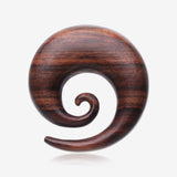A Pair of Rosewood Spiral Hanger Plug
