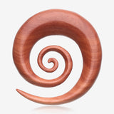 A Pair of Sabo Wood Super Spiral Hanger Plug