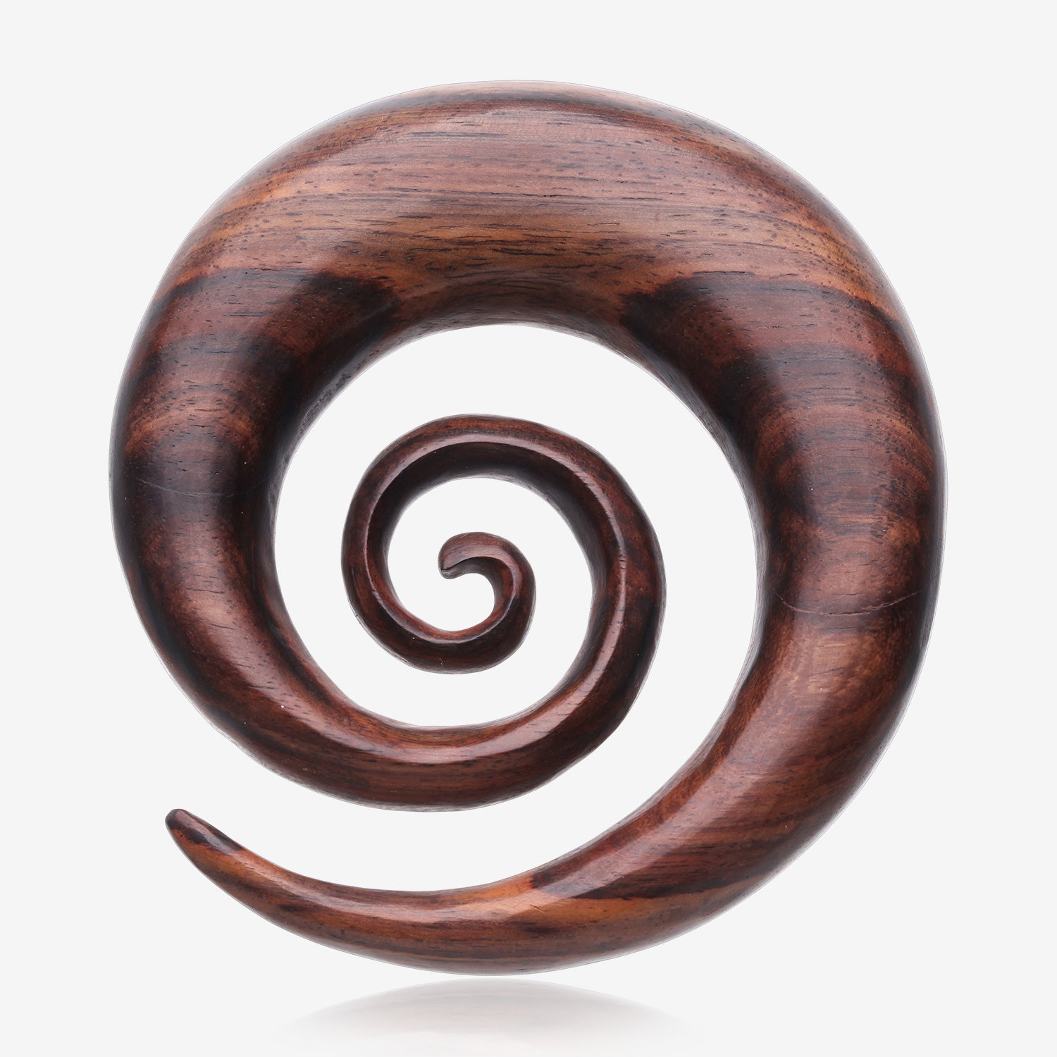 A Pair of Rosewood Super Spiral Hanger Plug