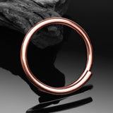 Detail View 2 of A Pair of Solid Copper Spiral Hoop Ear Weight Hanger