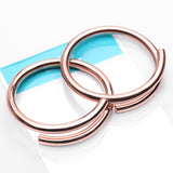 Detail View 4 of A Pair of Solid Copper Spiral Hoop Ear Weight Hanger