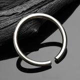 Detail View 2 of A Pair of Solid White Brass Hoop Ear Weight Hanger