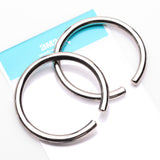 Detail View 4 of A Pair of Solid White Brass Hoop Ear Weight Hanger
