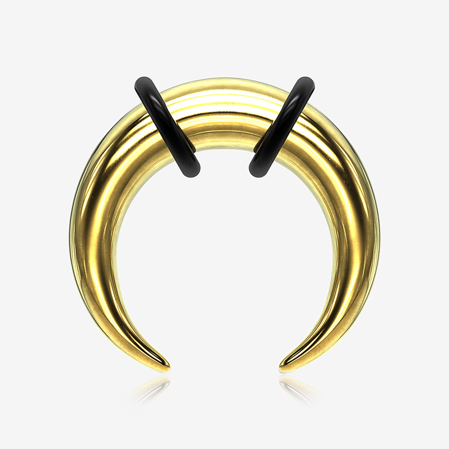 A Pair of Golden Buffalo Pincher Hanging Steel Taper with O-Rings