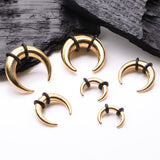 Detail View 2 of A Pair of Golden Buffalo Pincher Hanging Steel Taper with O-Rings