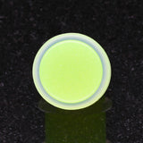 Detail View 2 of A Pair of Glow in the Dark Acrylic Regs Ear Gauge Plug-Green