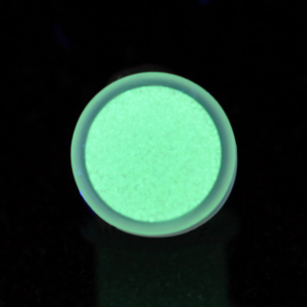 Detail View 3 of A Pair of Glow in the Dark Acrylic Regs Ear Gauge Plug-Purple