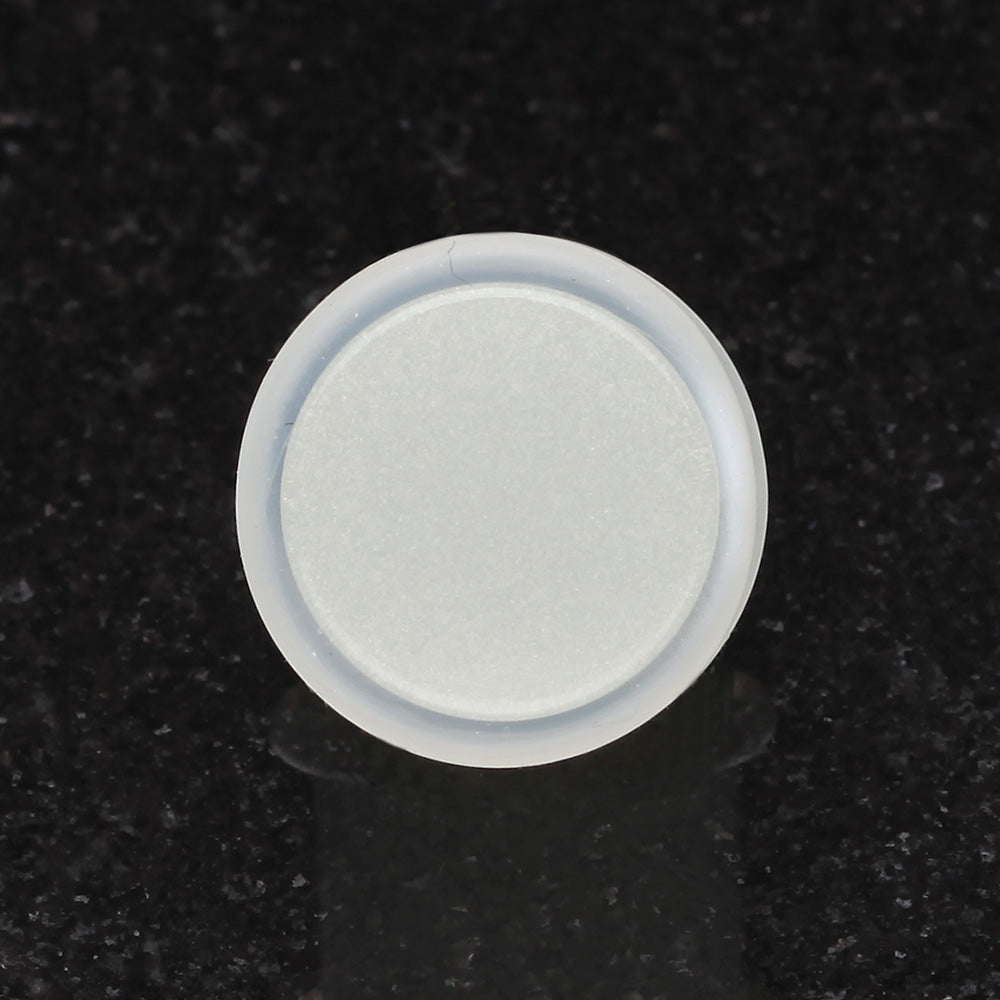 Detail View 2 of A Pair of Glow in the Dark Acrylic Regs Ear Gauge Plug-White