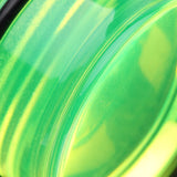 Detail View 3 of A Pair of Basic UV Acrylic Single Flared Ear Gauge Plug-Green