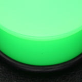 Detail View 3 of A Pair of Neon Colored UV Acrylic Single Flared Ear Gauge Plug-Green