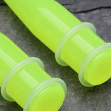 Detail View 3 of A Pair of Glow in the Dark Taper-Green