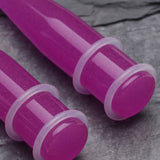 Detail View 3 of A Pair of Glow in the Dark Taper-Purple
