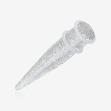 A Pair of Glitter UV Acrylic Taper