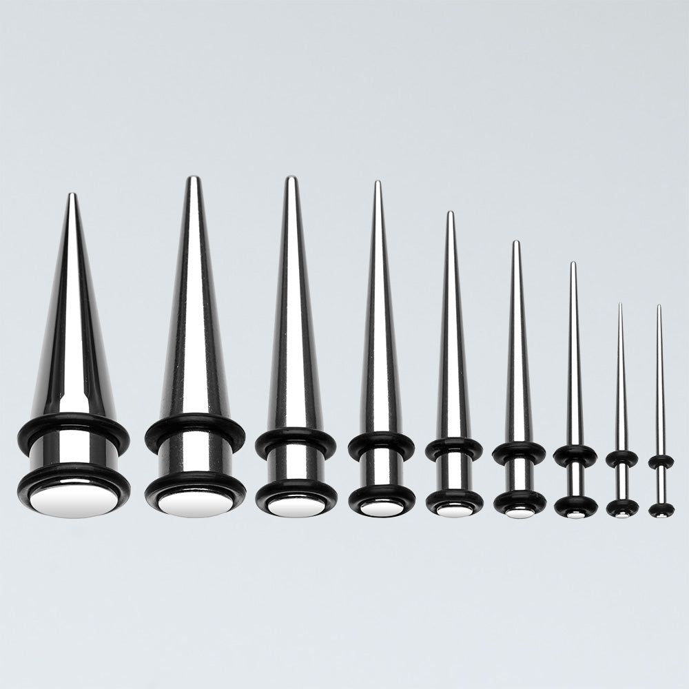 Detail View 2 of A Pair of Basic Steel Taper-Steel