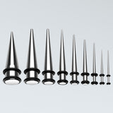 Detail View 2 of A Pair of Basic Steel Taper-Steel
