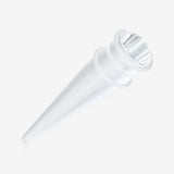 A Pair of Translucent UV Acrylic Taper