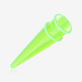 A Pair of Translucent UV Acrylic Taper