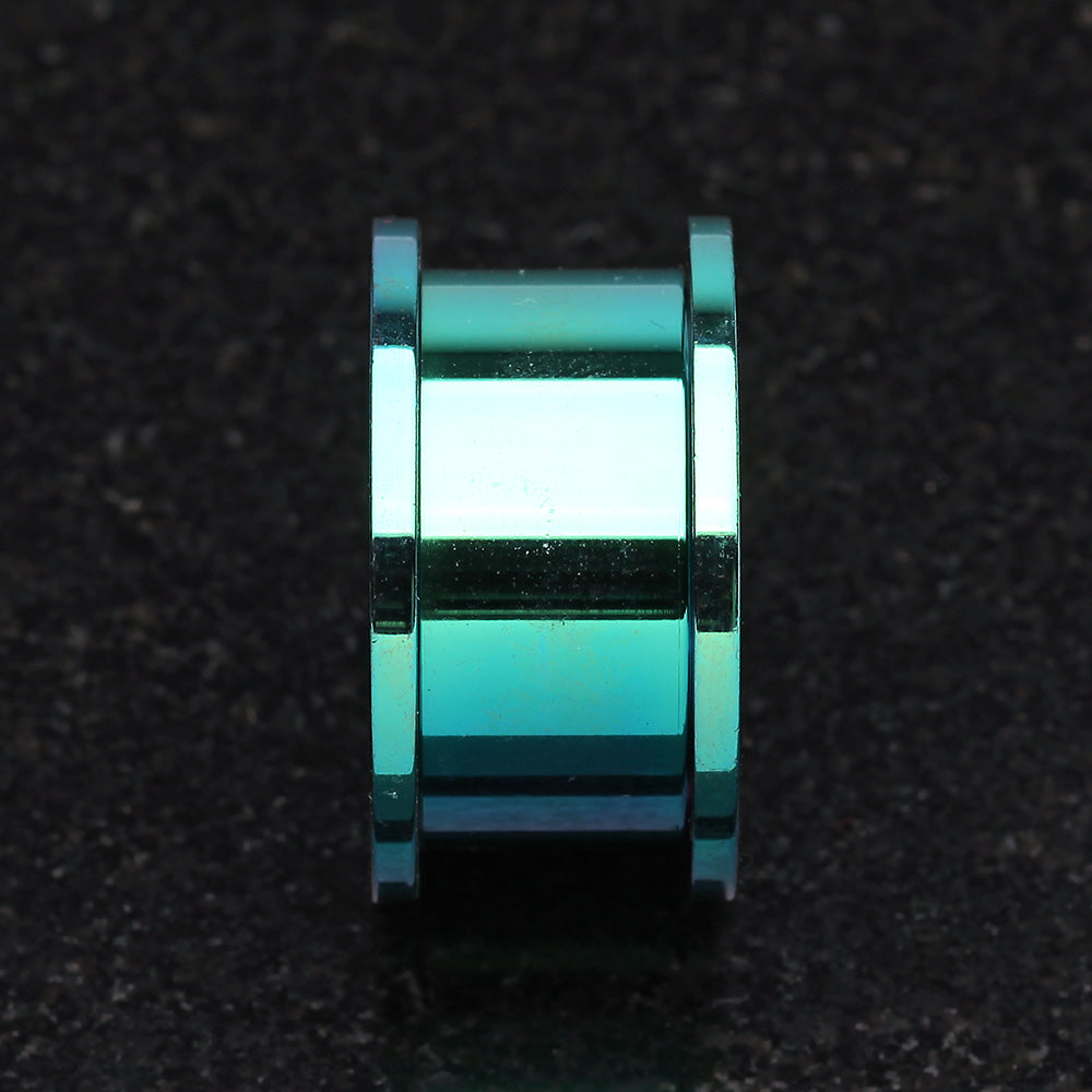 A Pair of Colorline Steel Screw-Fit Ear Gauge Tunnel Plug