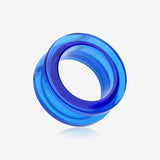 A Pair of Basic UV Acrylic Screw-Fit Ear Gauge Tunnel Plug