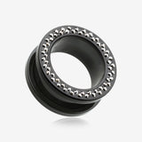 A Pair of Multi-Gem Sparkle Acrylic Flesh Tunnel Ear Gauge Plug