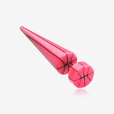 A Pair of Basketball UV Acrylic Faux Taper Earring*
