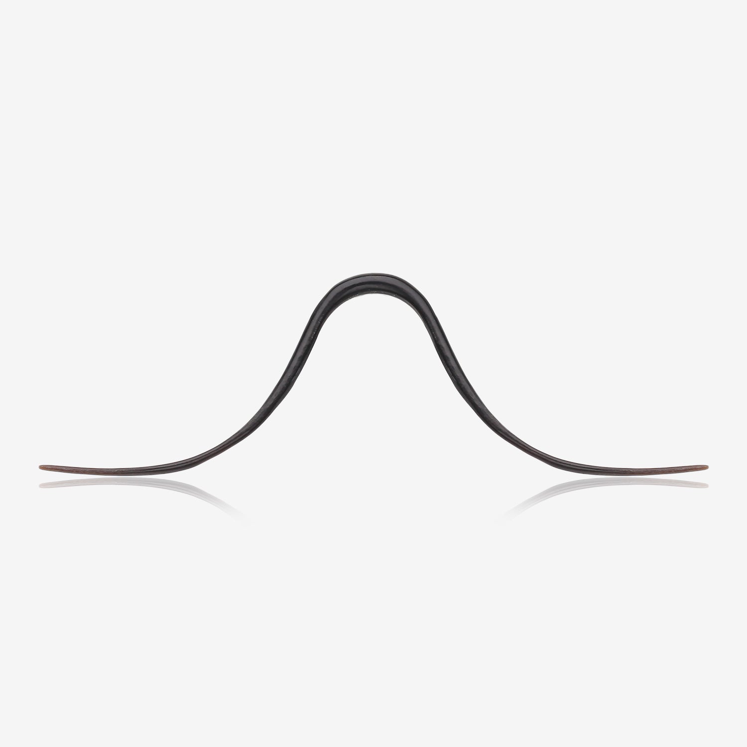 Mouthbrow Mustache Organic Horn Septum Bar-Black