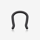 Bio-Flexible Soft Touch Septum Pincher-Black