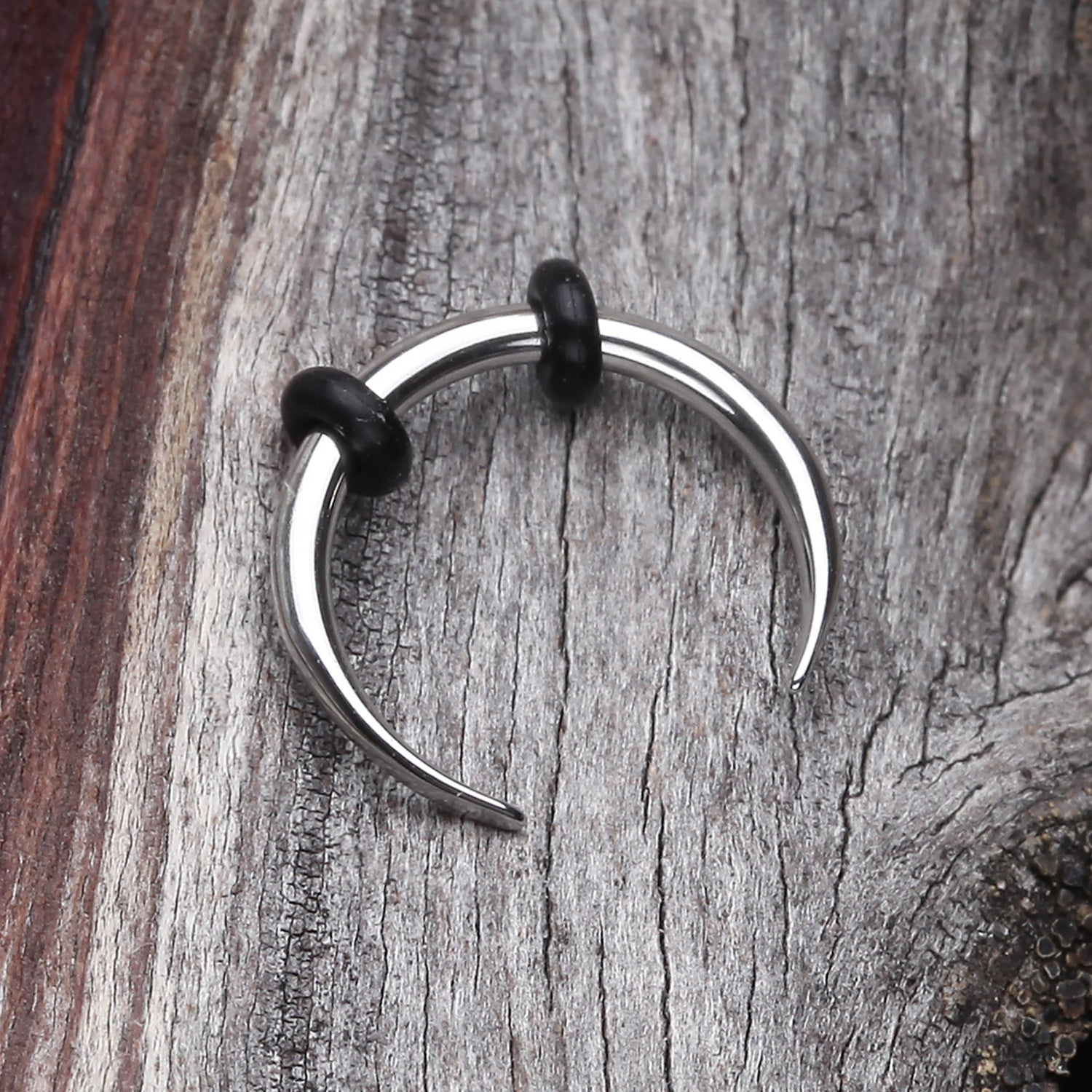 Detail View 1 of Basic Steel Pincher Septum Ring-Steel