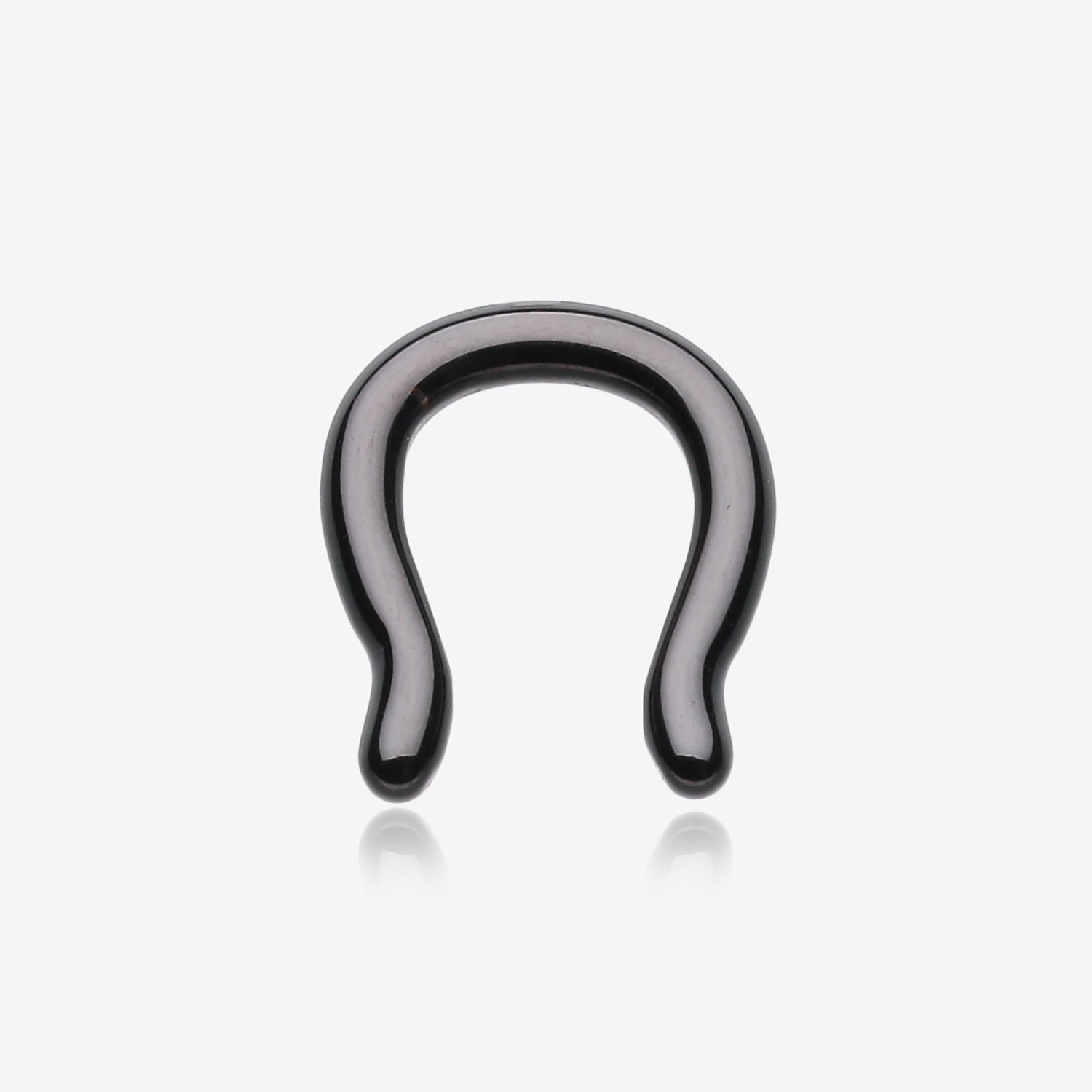 Blackline Steel Septum Ring-Black