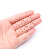 Detail View 3 of Pure24K Implant Grade Titanium Basic Nose Hoop Ring