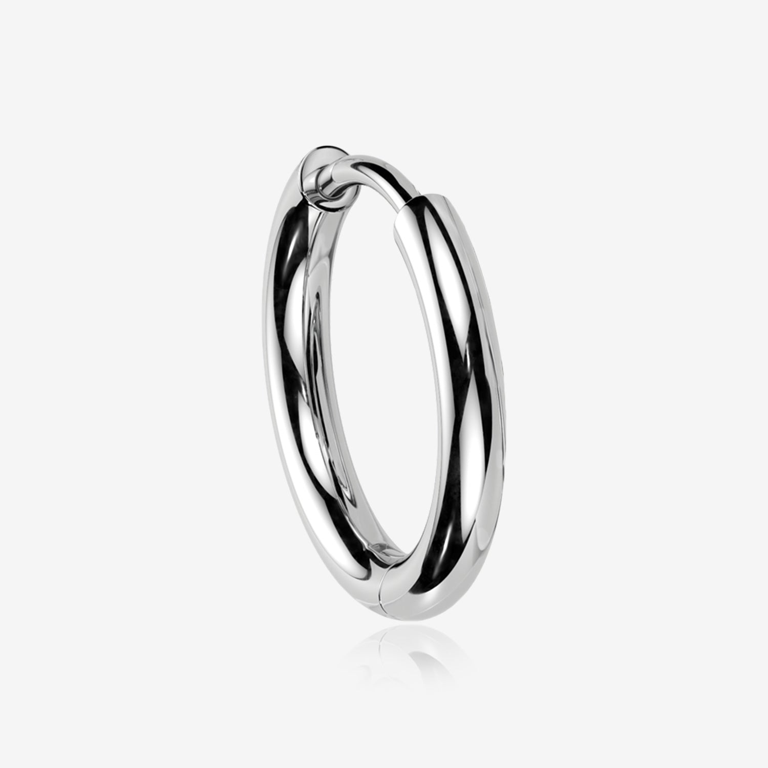 A Pair of Implant Grade Titanium Basic Huggie Hoop Earring