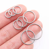 Detail View 2 of Implant Grade Titanium Basic Seamless Hinged Clicker Hoop Ring