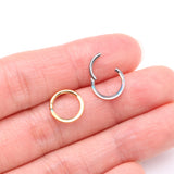 Detail View 3 of Implant Grade Titanium Iridescent Revo Lined Clicker Hoop Ring