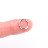 Detail View 2 of Implant Grade Titanium Iridescent Revo Lined Clicker Hoop Ring