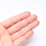 Detail View 3 of Pure24K Implant Grade Titanium Brilliant Sparkle Gems Lined Seamless Clicker Hoop Ring-Clear Gem