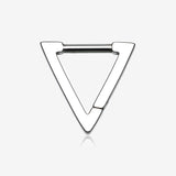 Implant Grade Titanium Basic Hollow Triangle Clicker Hoop Ring