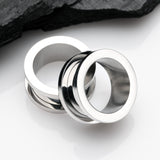 Detail View 1 of A Pair of Implant Grade Titanium Screw-Fit Tunnel Plug