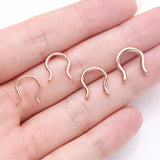 Detail View 3 of Implant Grade Titanium Rose Gold PVD Basic Septum Retainer
