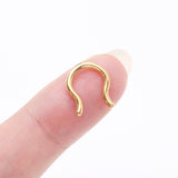 Detail View 2 of Implant Grade Titanium Gold PVD Basic Septum Retainer