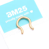 Detail View 4 of Implant Grade Titanium Gold PVD Basic Septum Retainer