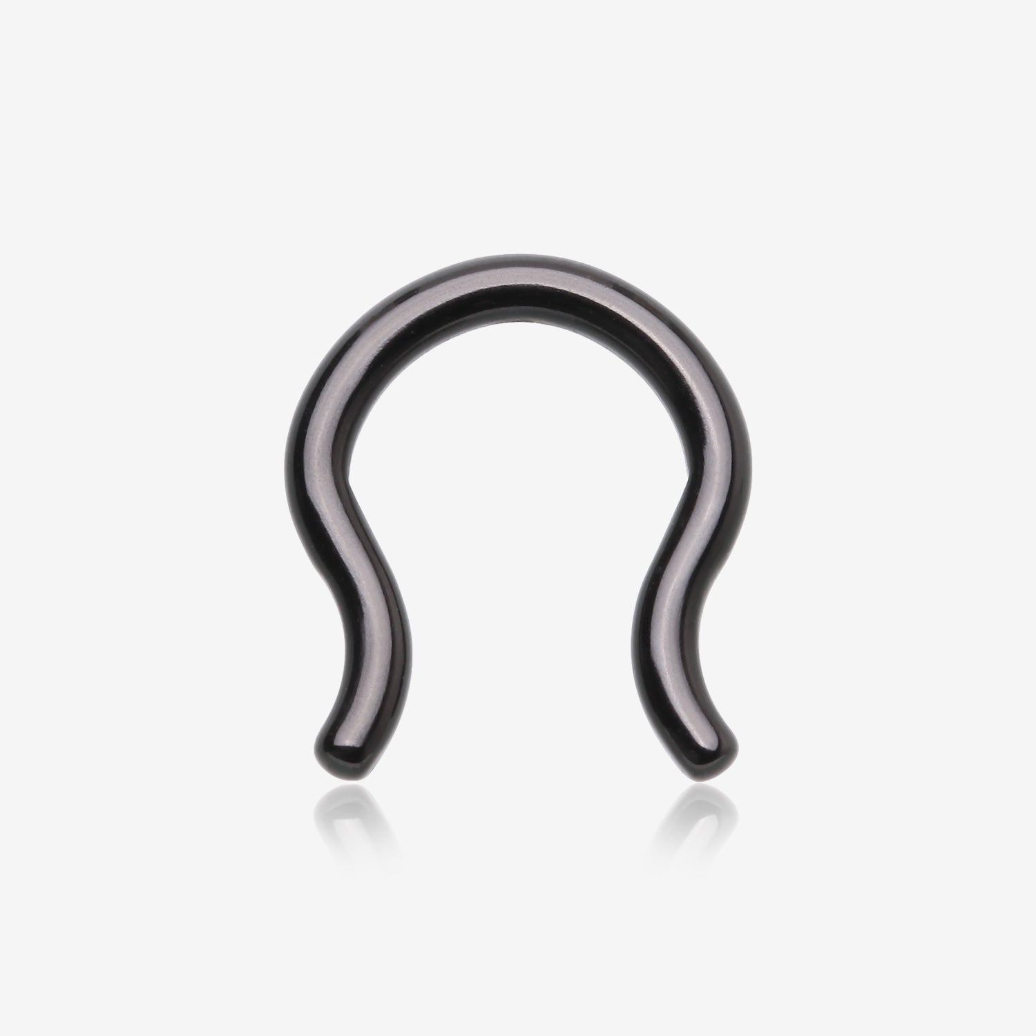 Implant Grade Titanium Blackline PVD Basic Septum Retainer