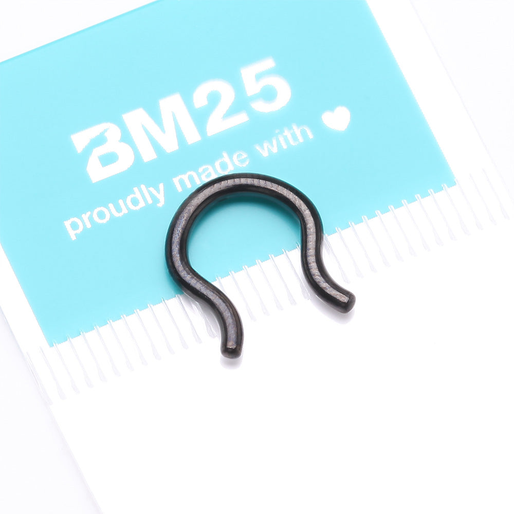 Detail View 4 of Implant Grade Titanium Blackline PVD Basic Septum Retainer