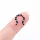 Detail View 2 of Implant Grade Titanium Blackline PVD Basic Septum Retainer