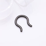 Detail View 1 of Implant Grade Titanium Blackline PVD Basic Septum Retainer